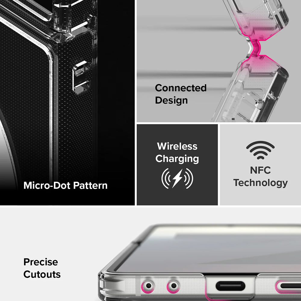 MagSafe futrola za Samsung Galaxy Z Flip7 F766, Ringke, Fusion, Prozirna