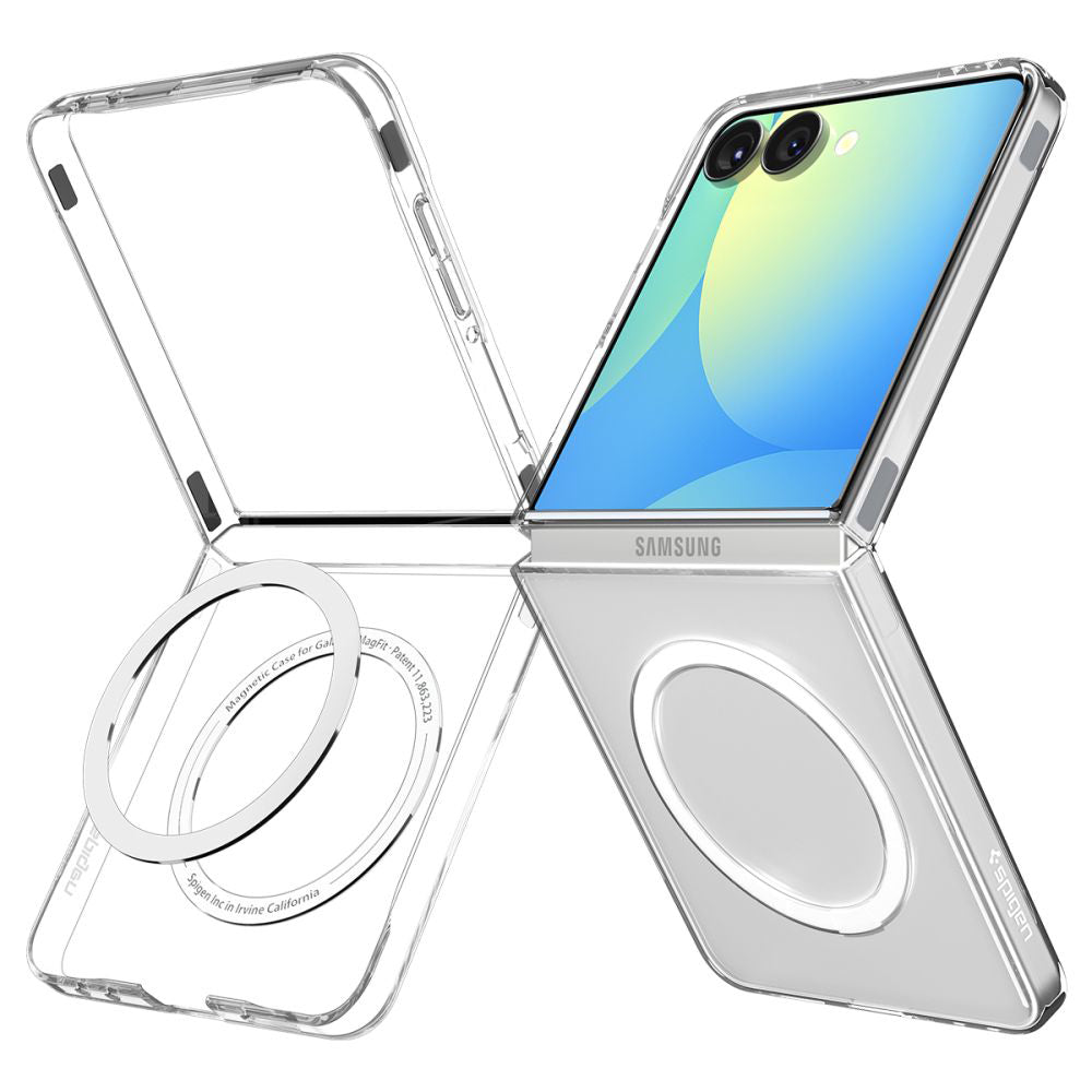 MagSafe maska za Samsung Galaxy Z Flip7 F766, Spigen, Air Skin, Prozirna ACS09556