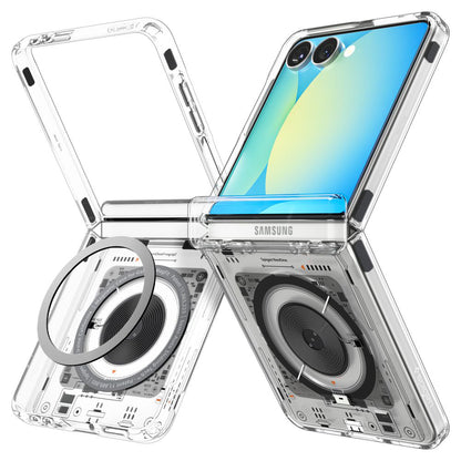 Futrola MagSafe za Samsung Galaxy Z Flip7 F766, Spigen, Ultra Hybrid Pro Neo One, Prozirna ACS09560