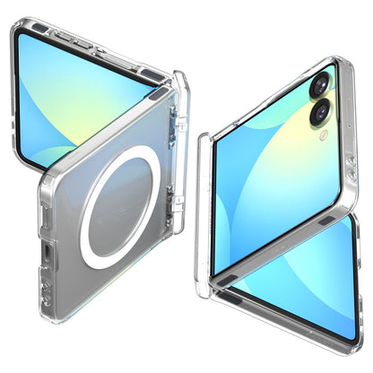 Futrola MagSafe za Samsung Galaxy Z Flip7 F766, Spigen, Ultra Hybrid Pro, Prozirna ACS09559