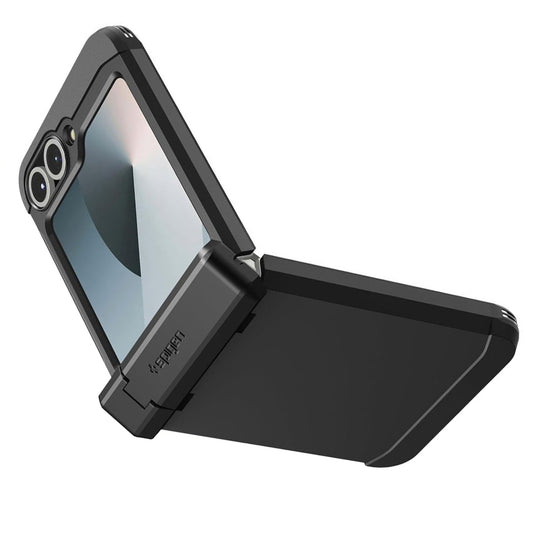 Futrola MagSafe za Samsung Galaxy Z Flip7 FE F761 / Z Flip6 F741, Spigen, Tough Armor Pro, Crna ACS09807