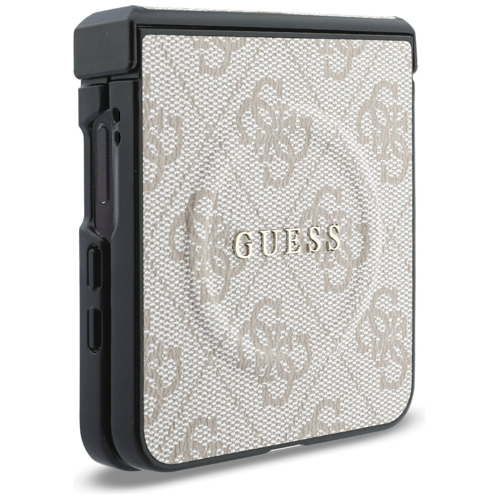 MagSafe futrola za Samsung Galaxy Z Flip8 F776, Guess, 4G Leather Classic, Roza