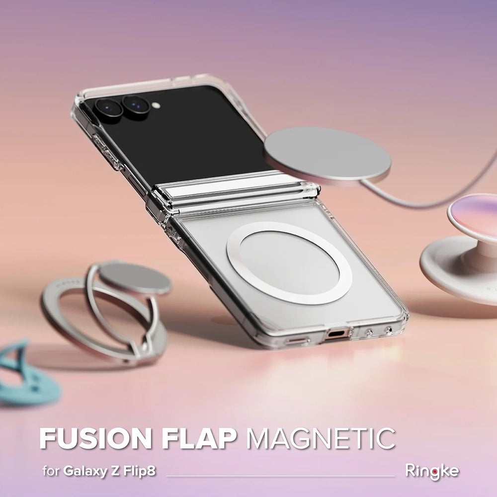 MagSafe futrola za Samsung Galaxy Z Flip8 F776, Ringke, Fusion Flap, Prozirna