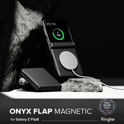MagSafe futrola za Samsung Galaxy Z Flip8 F776, Ringke, Onyx Flap, Crna