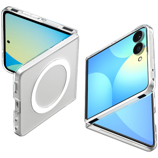 MagSafe maska za Samsung Galaxy Z Flip8 F776, Spigen, Air Skin, Prozirna Bijela ACS11521