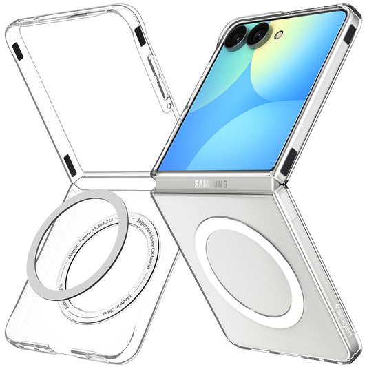 MagSafe maska za Samsung Galaxy Z Flip8 F776, Spigen, Air Skin, Prozirna Bijela ACS11521