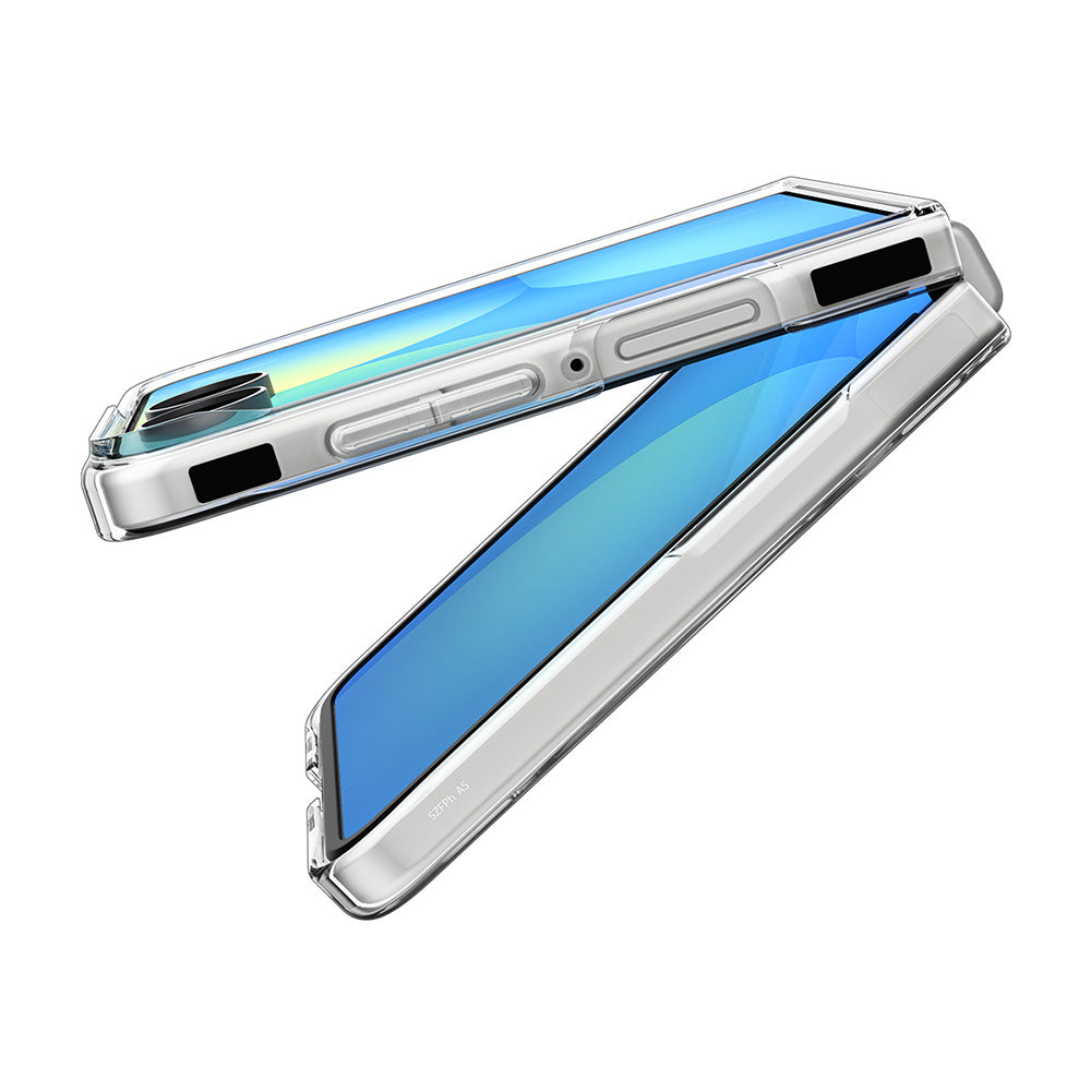 MagSafe maska za Samsung Galaxy Z Flip8 F776, Spigen, Air Skin, Prozirna Bijela ACS11521