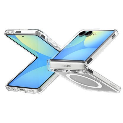 MagSafe futrola za Samsung Galaxy Z Flip8 F776, Spigen, Ultra Hybrid Pro, Prozirna Bijela ACS11524