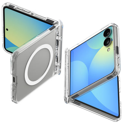 MagSafe futrola za Samsung Galaxy Z Flip8 F776, Spigen, Ultra Hybrid Pro, Prozirna Bijela ACS11524