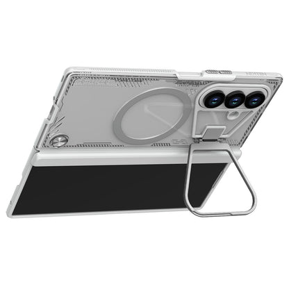 MagSafe futrola za Samsung Galaxy Z Fold7 F966, Nillkin, Iceblade Prop s izrezom za kameru, Siva
