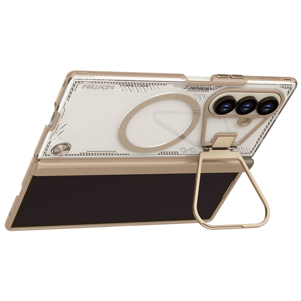 MagSafe futrola za Samsung Galaxy Z Fold7 F966, Nillkin, Iceblade Prop s izrezom za kameru, Smeđa