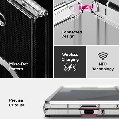 MagSafe futrola za Samsung Galaxy Z Fold7 F966, Ringke, Fusion, Prozirna