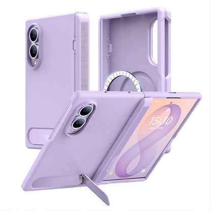MagSafe futrola za Samsung Galaxy Z Fold8 F971, Torras, Ostand L1 Guardian, Svijetlo Ljubičasta