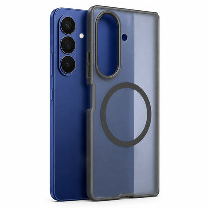 MagSafe futrola za Samsung Galaxy Z Fold8 Ultra F971, Blueo, koži ugodna protiv pada, crna satenska