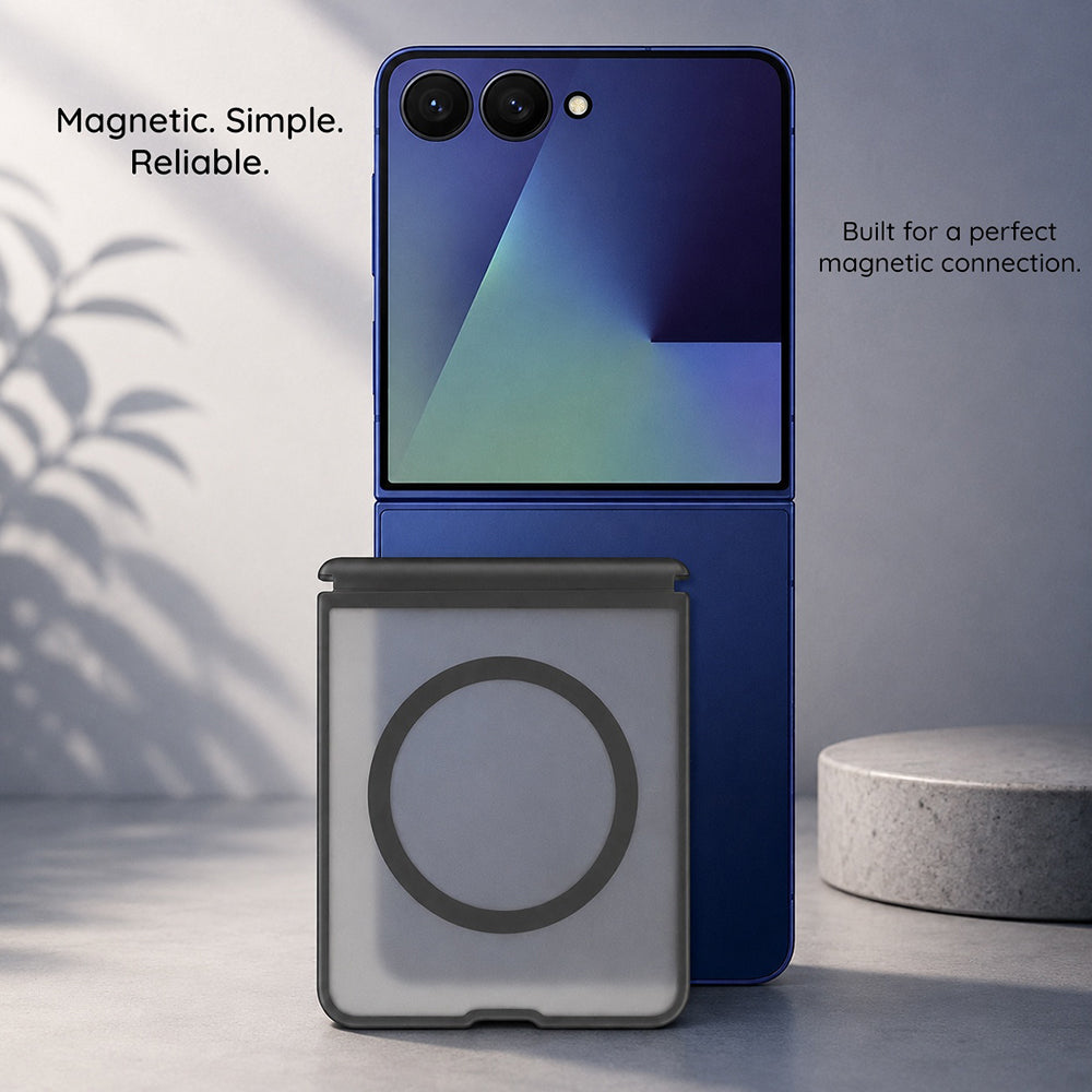 MagSafe futrola za Samsung Galaxy Z Fold8 Ultra F971, Blueo, koži ugodna protiv pada, crna satenska
