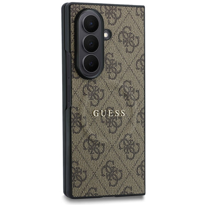MagSafe futrola za Samsung Galaxy Z Fold8 Ultra F976, Guess, 4G Leather Classic, Smeđa