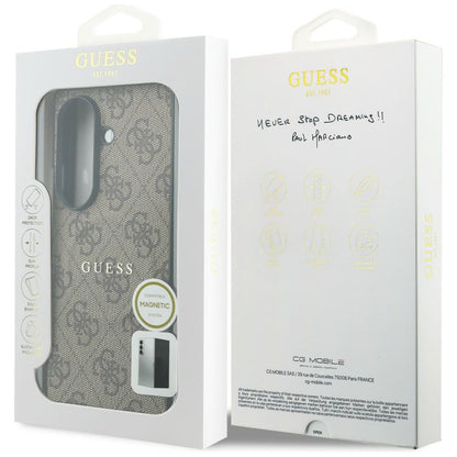 MagSafe futrola za Samsung Galaxy Z Fold8 Ultra F976, Guess, 4G Leather Classic, Smeđa