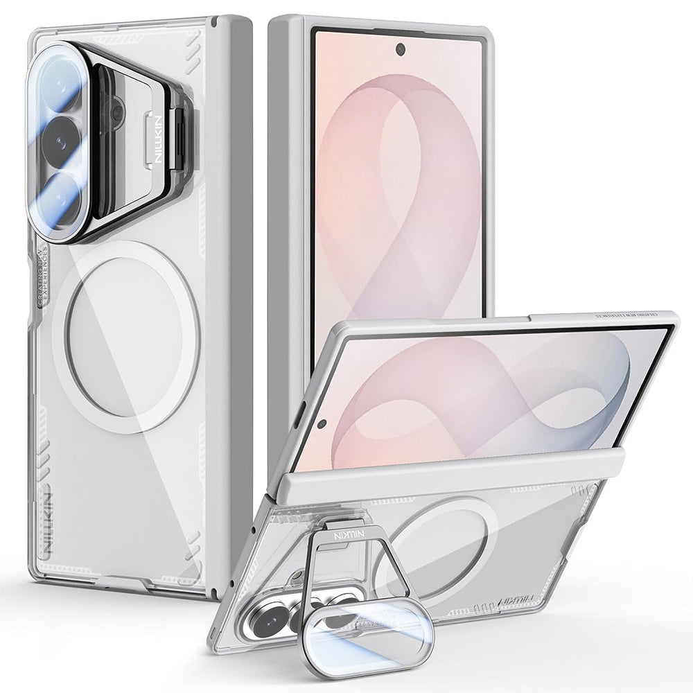 MagSafe futrola za Samsung Galaxy Z Fold8 Ultra F976, Nillkin, Iceblade Prop s izrezom za kameru, Siva
