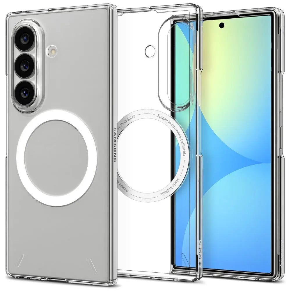 MagSafe futrola za Samsung Galaxy Z Fold8 Ultra F976, Spigen, Air Skin, Prozirna Bijela ACS11505