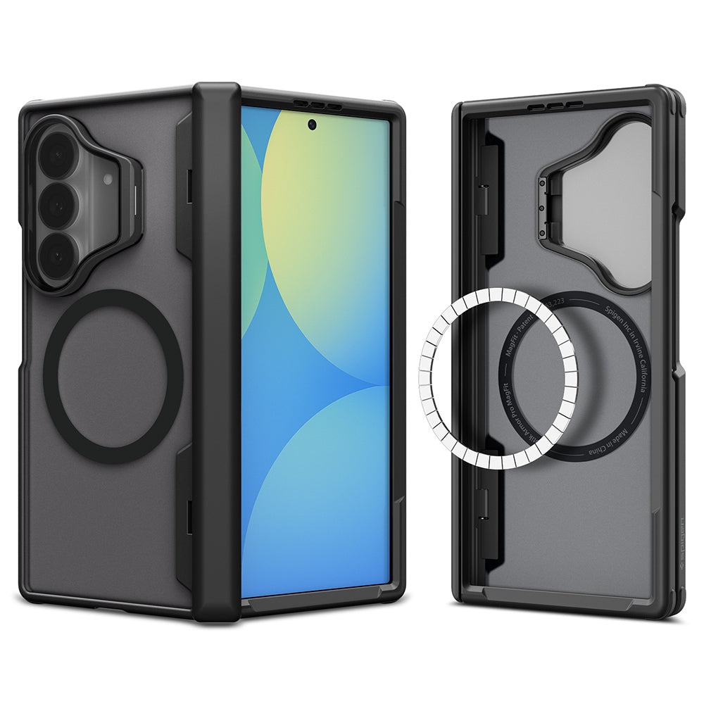 MagSafe futrola za Samsung Galaxy Z Fold8 Ultra F976, Spigen, Optik Armor Pro, Crna ACS11500