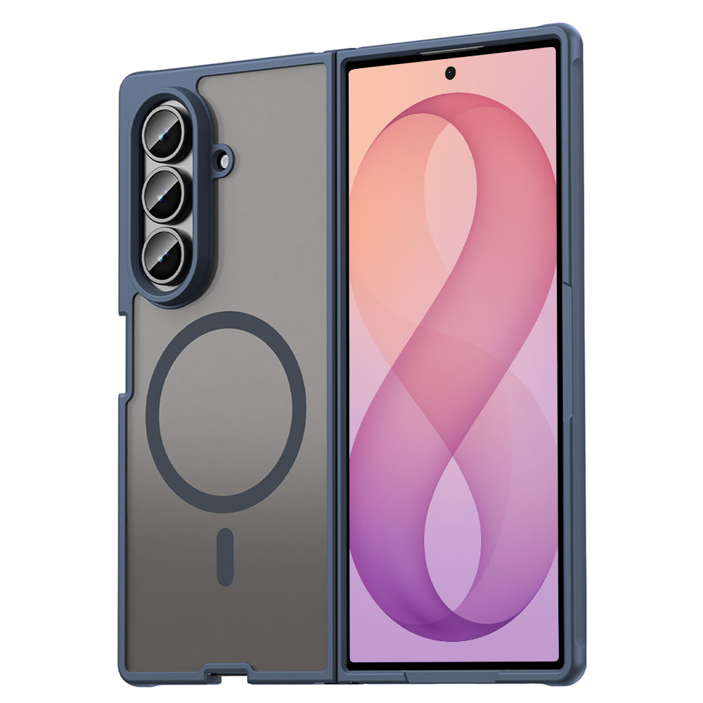MagSafe futrola za Samsung Galaxy Z Fold8 Ultra F976, Techsuit, HaloFrost II, Tamnoplava