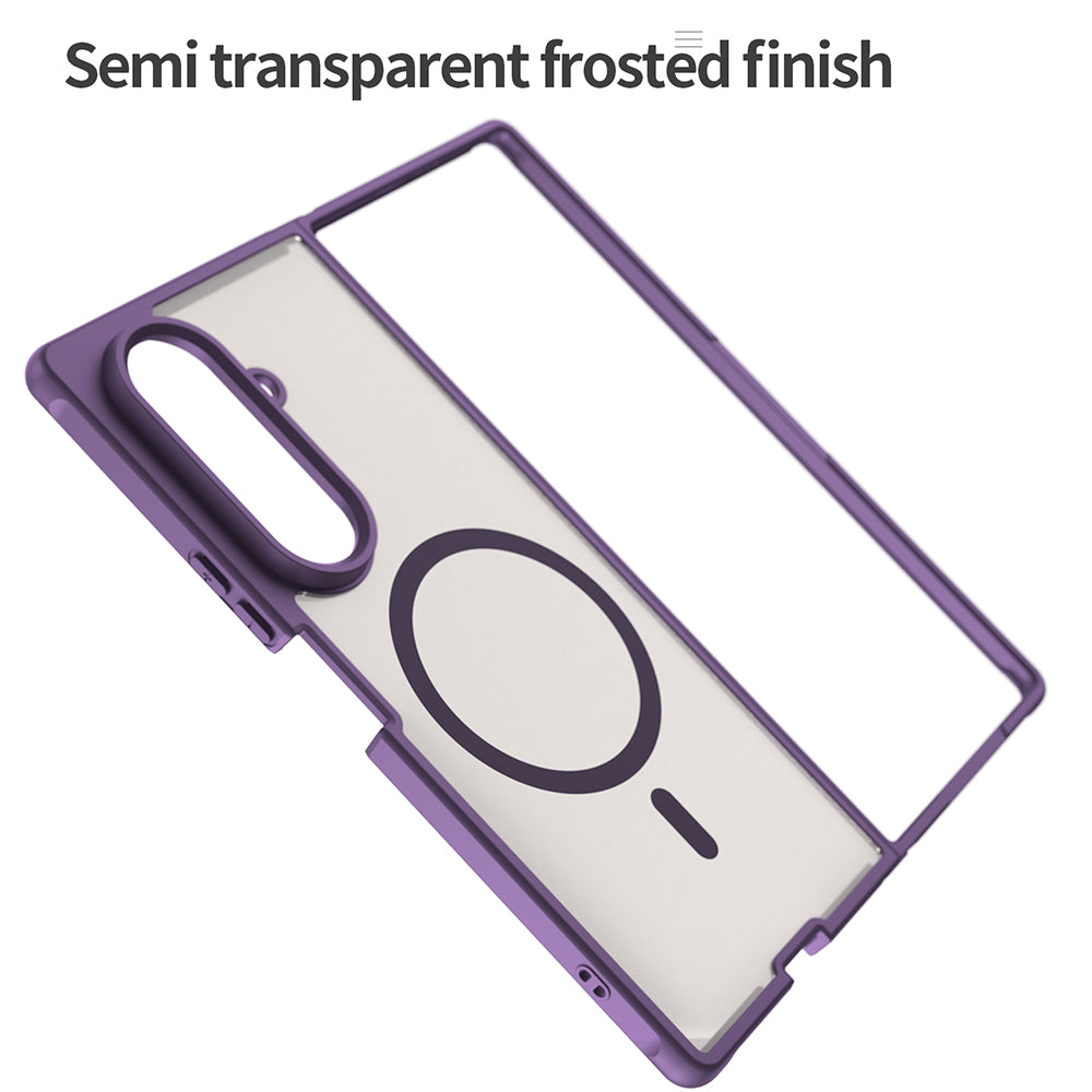 MagSafe futrola za Samsung Galaxy Z Fold8 Ultra F976, Techsuit, HaloFrost II, Ljubičasta