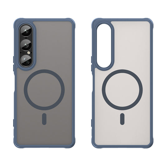 MagSafe futrola za Sony Xperia 1 VII, Techsuit, HaloFrost II, Tamnoplava