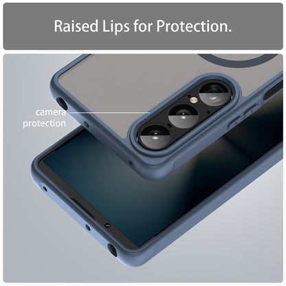MagSafe futrola za Sony Xperia 1 VII, Techsuit, HaloFrost II, Tamnoplava