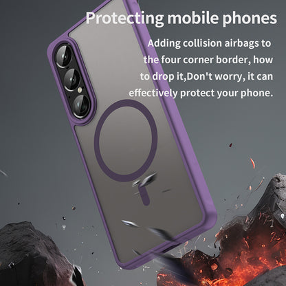 MagSafe futrola za Sony Xperia 1 VII, Techsuit, HaloFrost II, Ljubičasta