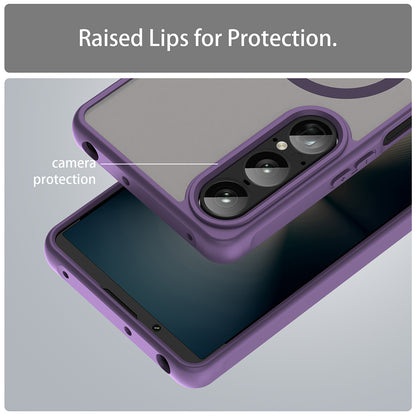 MagSafe futrola za Sony Xperia 1 VII, Techsuit, HaloFrost II, Ljubičasta