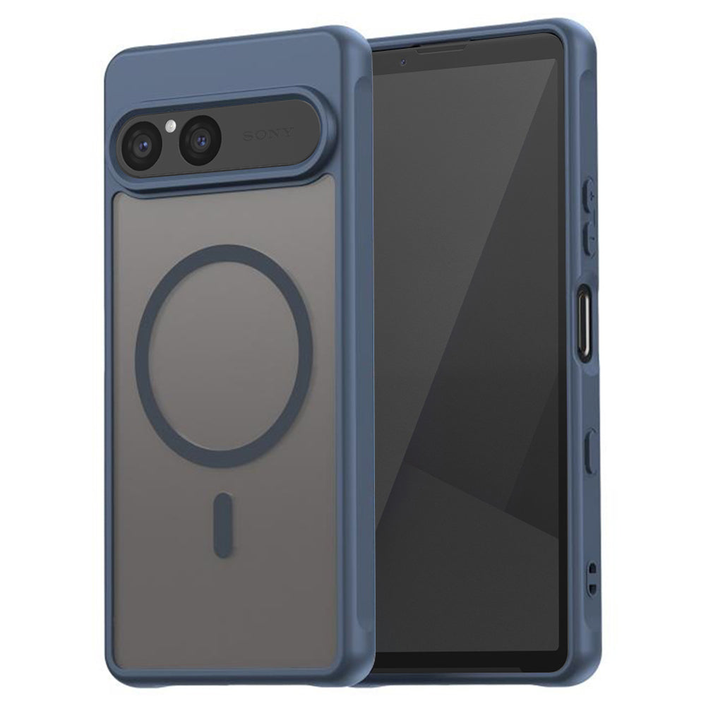 Futrola MagSafe za Sony Xperia 10 VII, Techsuit, HaloFrost II, Tamnoplava