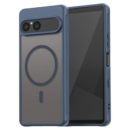 Futrola MagSafe za Sony Xperia 10 VII, Techsuit, HaloFrost II, Tamnoplava