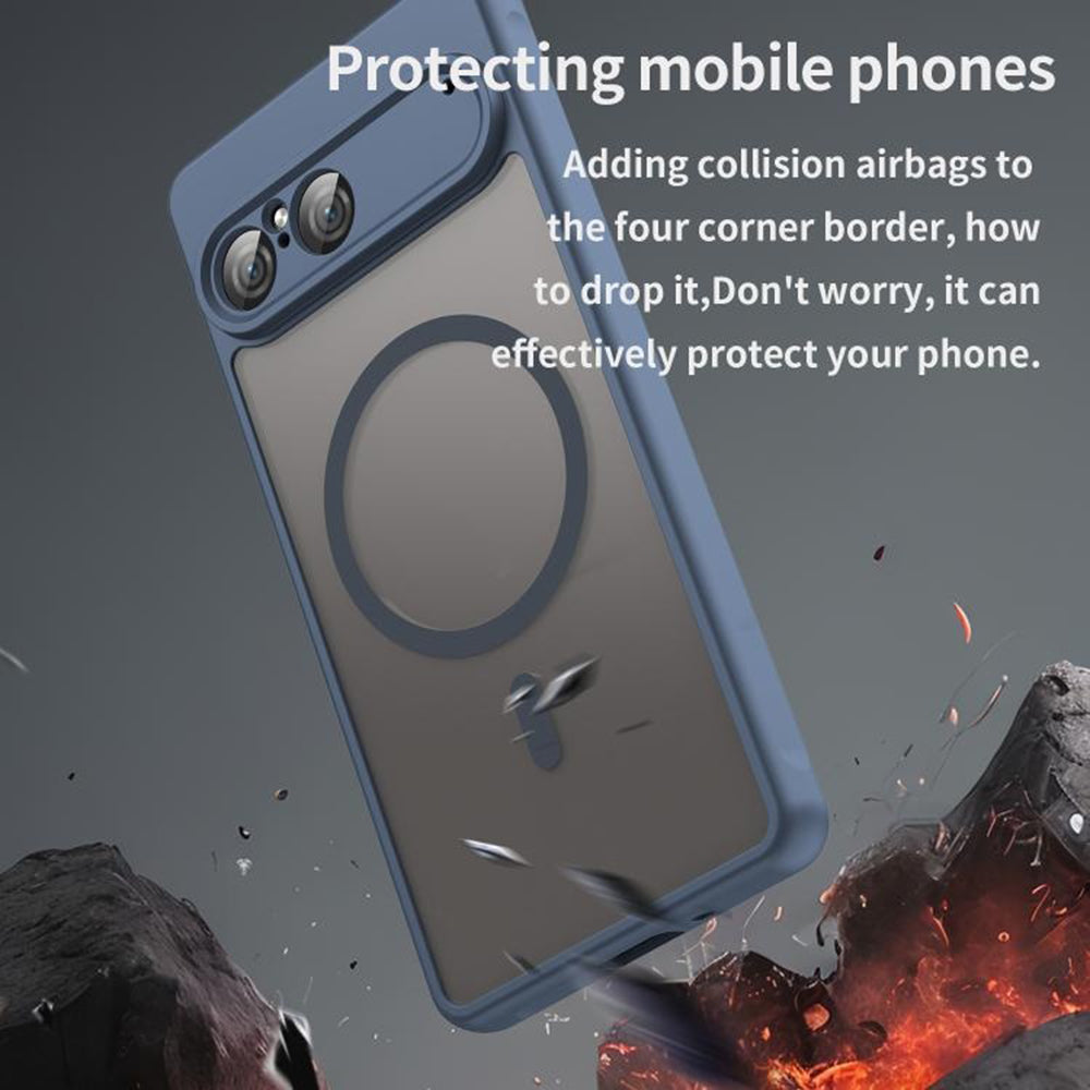 Futrola MagSafe za Sony Xperia 10 VII, Techsuit, HaloFrost II, Tamnoplava