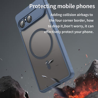 Futrola MagSafe za Sony Xperia 10 VII, Techsuit, HaloFrost II, Tamnoplava