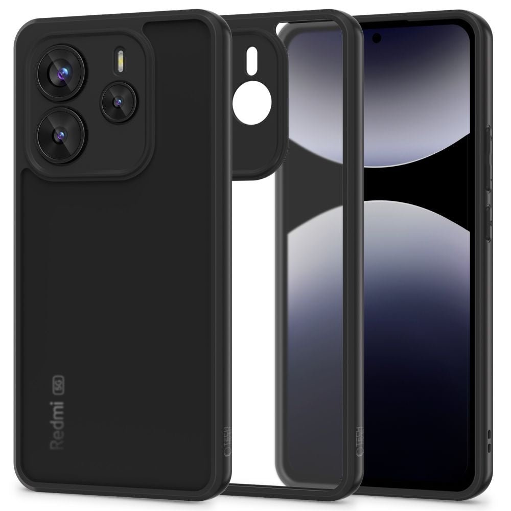 Futrola za Xiaomi Redmi Note 14 5G, Tech-Protect, Magmat, Crna