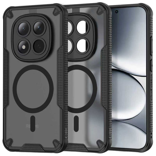 MagSafe futrola za Xiaomi Redmi Note 15 Pro 5G, Tech-Protect, Rugged Shield, Crna