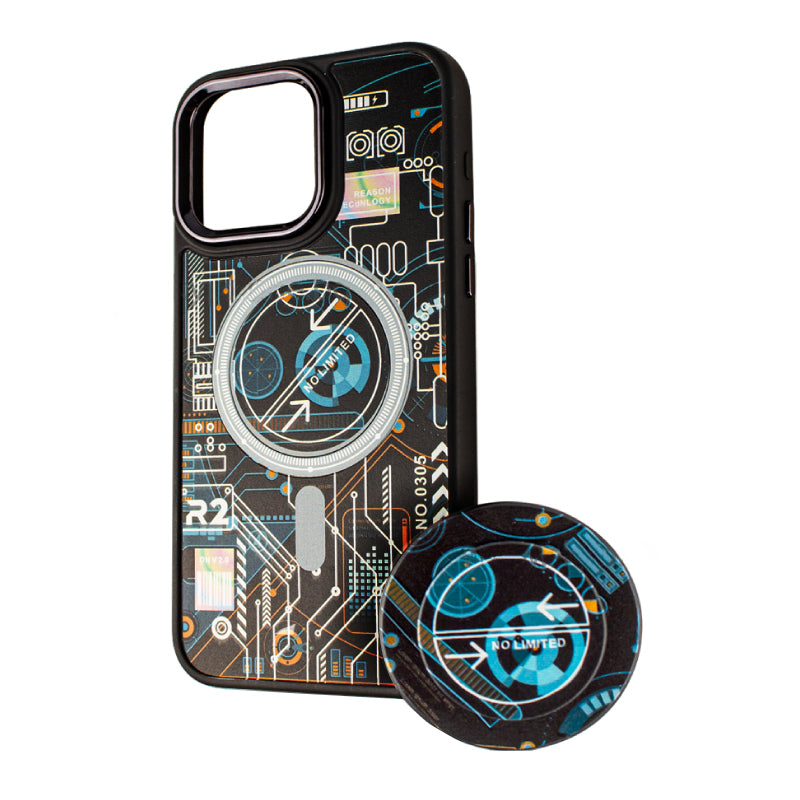 MagSafe futrola za Xiaomi Redmi 10A / 9C, BOTER, MagPopsocket Technology, Višebojna