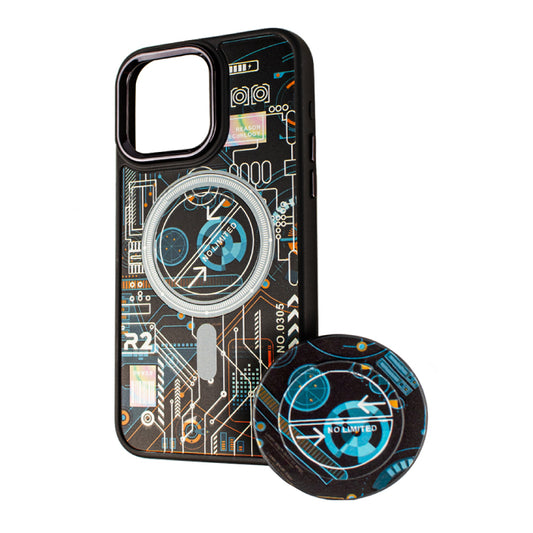 MagSafe futrola za Xiaomi Redmi 10A / 9C, BOTER, MagPopsocket Technology, Višebojna
