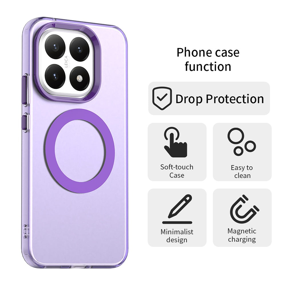 Futrola MagSafe za Xiaomi 15T, Techsuit, CandyCase, Ljubičasta