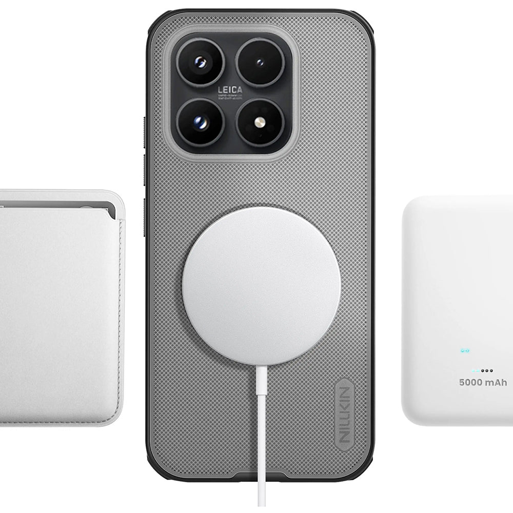 MagSafe futrola za Xiaomi 17, Nillkin, Super Shield Pro, Crna Prozirna
