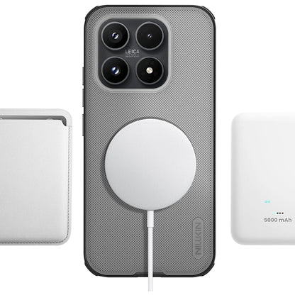 MagSafe futrola za Xiaomi 17, Nillkin, Super Shield Pro, Crna Prozirna