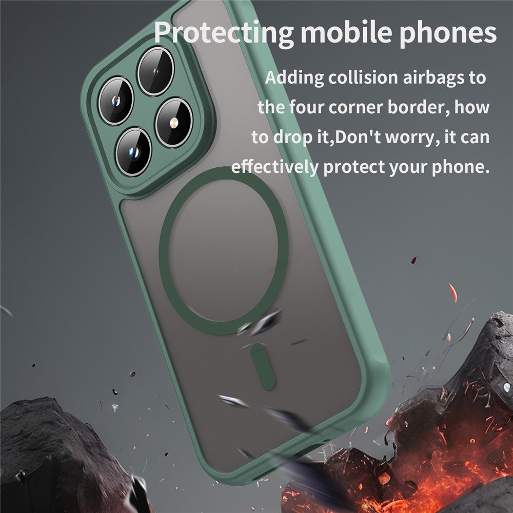 MagSafe futrola za Xiaomi 17, Techsuit, HaloFrost II, Zelena