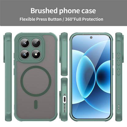 MagSafe futrola za Xiaomi 17, Techsuit, HaloFrost II, Zelena