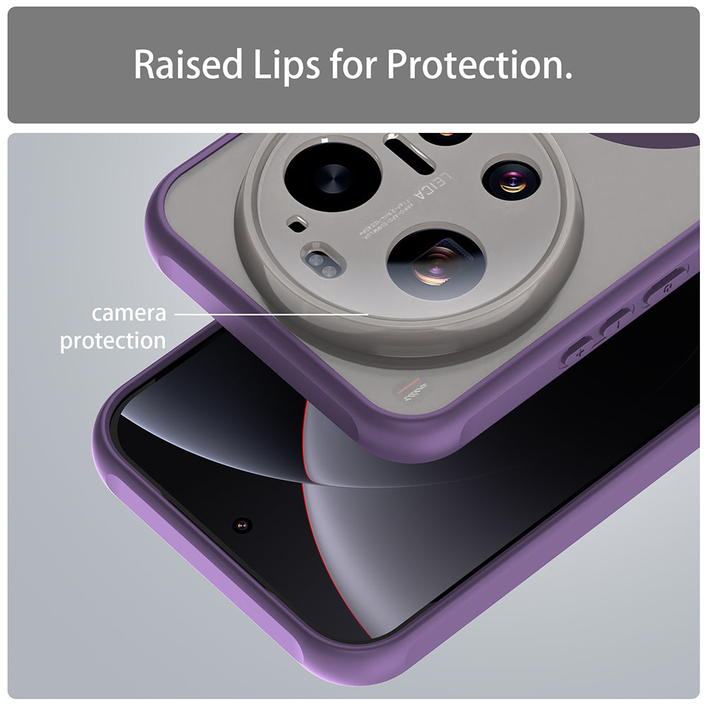 MagSafe futrola za Xiaomi 17 Ultra, Techsuit, HaloFrost II, Ljubičasta