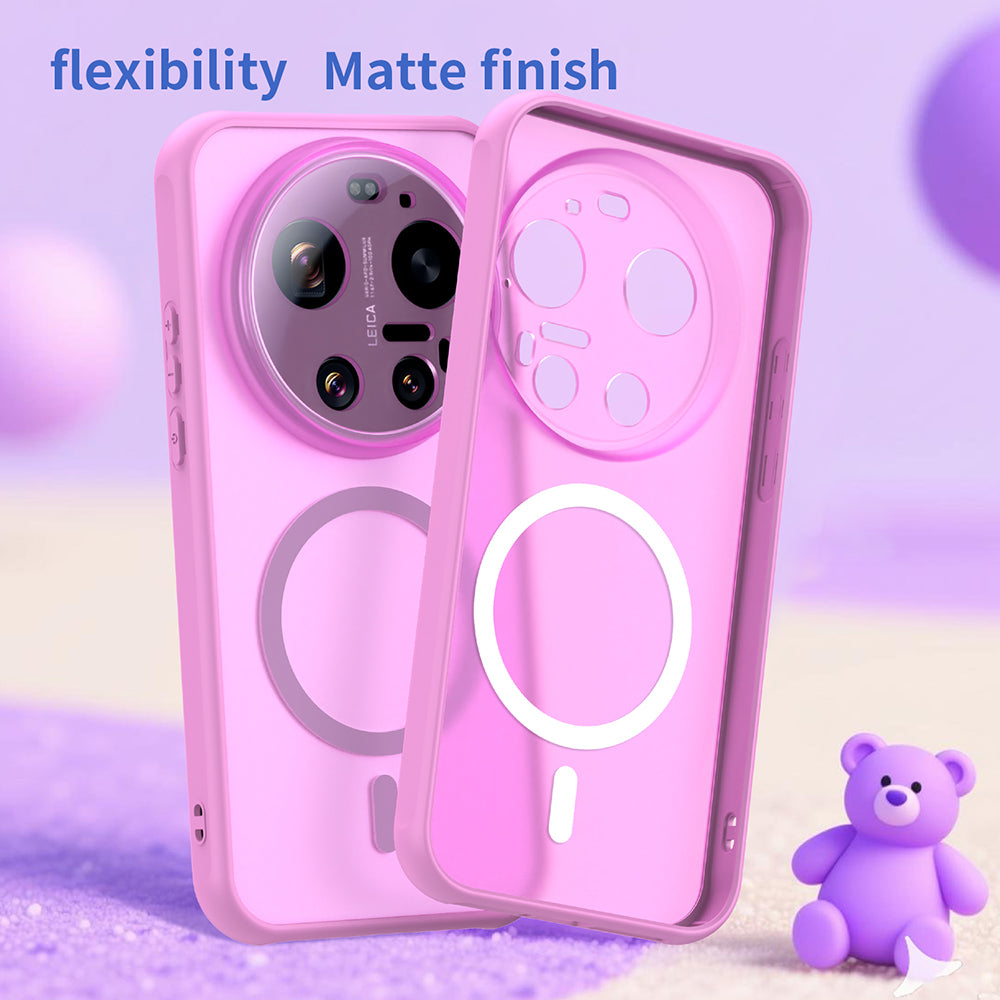 MagSafe futrola za Xiaomi 17 Ultra, Techsuit, HaloFrost II, Roza