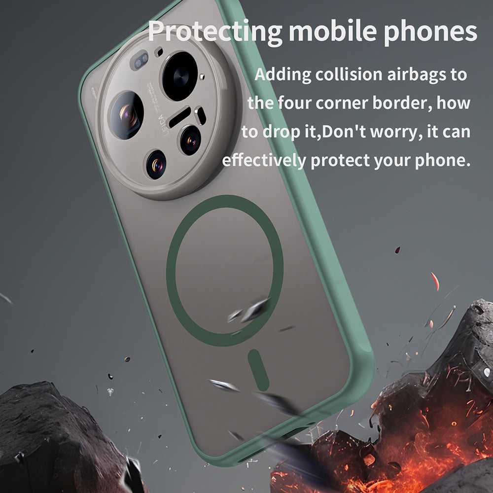 MagSafe futrola za Xiaomi 17 Ultra, Techsuit, HaloFrost II, Zelena