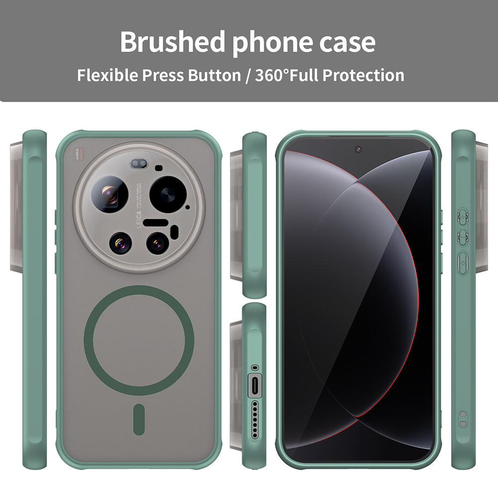 MagSafe futrola za Xiaomi 17 Ultra, Techsuit, HaloFrost II, Zelena