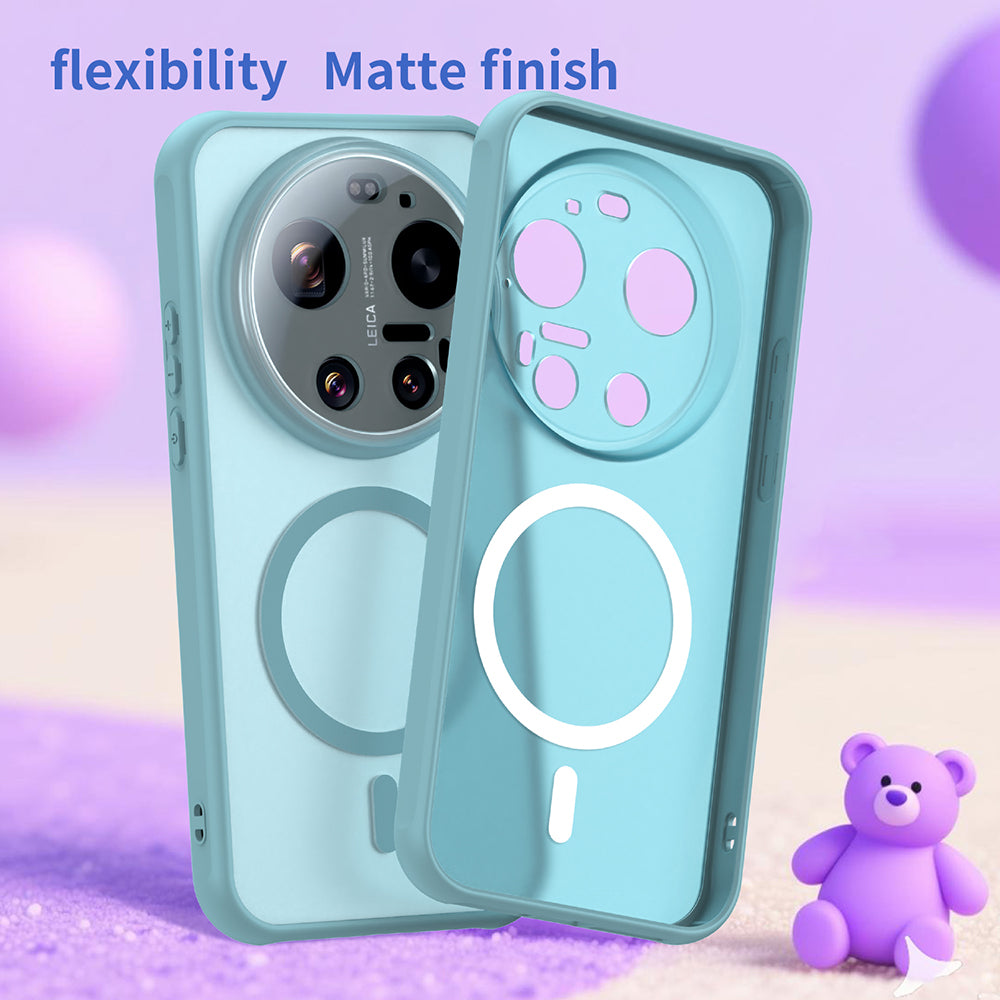 MagSafe futrola za Xiaomi 17 Ultra, Techsuit, HaloFrost II, Svijetlo zelena