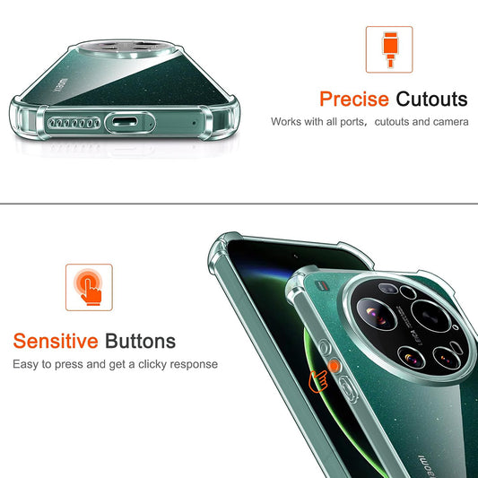 MagSafe futrola za Xiaomi 17 Ultra, Techsuit, otporna na udarce, prozirna