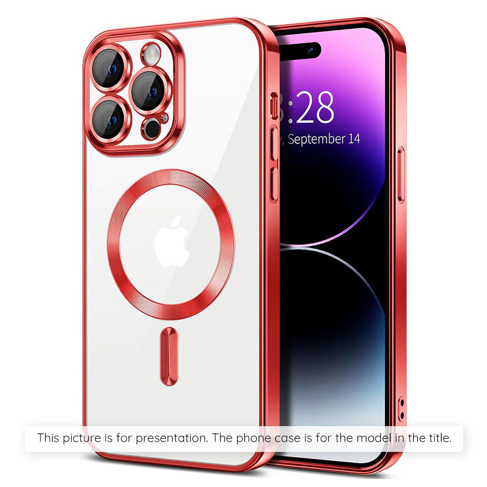 MagSafe futrola za Xiaomi 17T Pro, Techsuit, Luxury Crystal, Crvena